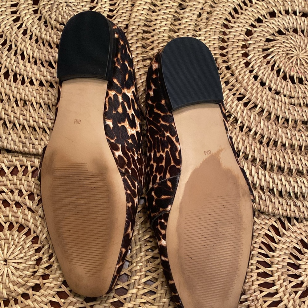 Halogen animal print calf hair flats size 8 - Picture 5 of 5